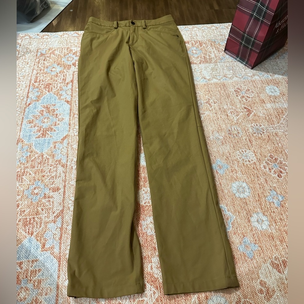 Lululemon ABC Pant Classic *34" in Artifact tan M5335S Warpstreme size 30 waist - Picture 6 of 10